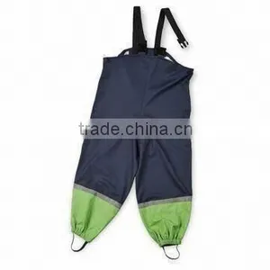 PU/ PVC Kids Rain Bib Pants thumbnail-1