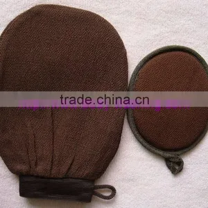 2016 Brown Exfoliating Bath Glove Hammam Scrub Mitt Morocco Bath Glove thumbnail-1