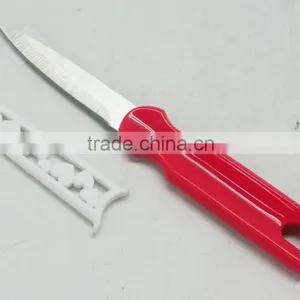 PS+2CR13 PARING KNIFE WITH WHITE COVER AND HOLE thumbnail-2