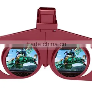 Mobile Mini 3D Virtual Reality Box Case Foldable VR Glasses Case For Men Live Show Sexy IMAX Moving Game thumbnail-5