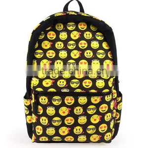 2015 VEEVAN Cute Emoji Backpack Cool Kids School Backpack thumbnail-2