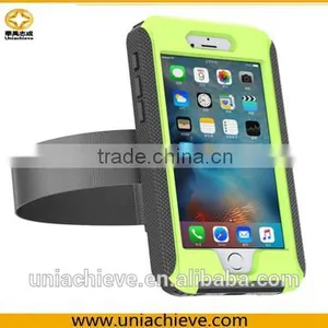 Waterproof Case for IPhone 6/6 Plus Sports Waterproof Armband Phone Case With Full Body Covered Green thumbnail-1
