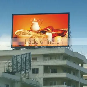 Outdoor Full Color LED Screen on Building Top P16 thumbnail-1