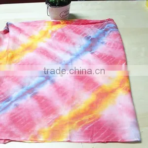 Fashionable Polyester Cotton Ties Dye Long Scarf thumbnail-2