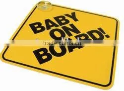 Baby on Board Suction Cup Sign for Car thumbnail-1