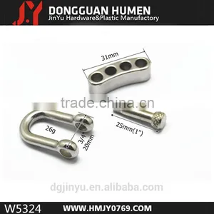 Stainless Steel U Shackle Buckle , Metal Screw d Shackle thumbnail-4