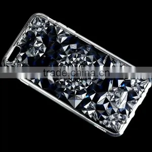 Clear TPU Crystal Case for IPhone 6s Fashion Crystal Rose Flower Soft Full Case for IPhone 6 4.7 thumbnail-2