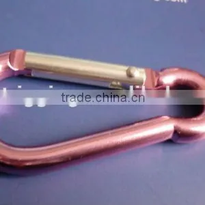 MANUFACTURE 6mm BLACK ALUMINUM SNAP HOOK TYPE/METAL SNAP HOOKS thumbnail-3