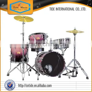High Grade 5-pc Drum Set TM0318 6-ply Shell PVC Cover Drum Set thumbnail-1