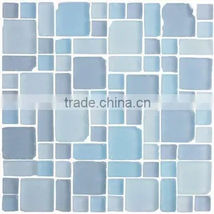 12''X12'' White Blend Tumbled Mosaic thumbnail-1