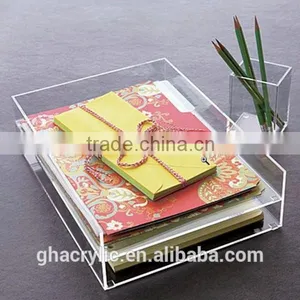 GH-RZ601 Customized Acrylic Racks for Office ,customized Acrylic Rack High Quality Acrylic thumbnail-4
