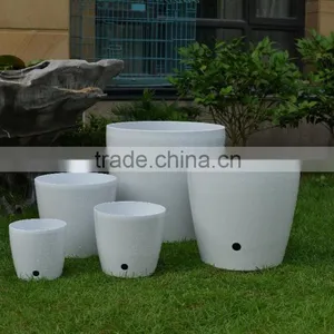 Flower Pot Painting Designs , Round Painting Flowerpot With Hole in Pot Side thumbnail-1
