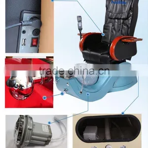 Blue Crystal Fiberglass Spa Chair Sex Machine Pedicure Chair thumbnail-4