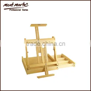 High Quality Elm Wooden Studio Sketch Easel thumbnail-1