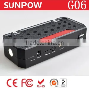 Sunpow 12v High Capacity 16500mah Hot Selling and Multifunctional Car Power Booster Jump Starter thumbnail-2