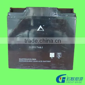Sealed Maintenance Free 12V17AH Lead Acid Battery for UPS /Solar Storage/ EPS /emergency Lighting thumbnail-1