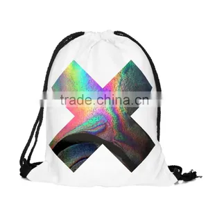 Brand New Hot Sale Custom 3D Print X Promotion Kids Drawstring Backpack Wholesale thumbnail-6
