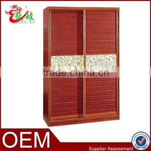 New Arrival Beautiful Colorful Bedroom Wardrobe Design Wooden Wardrobe Wood Clothes Cabinet M2160 thumbnail-1