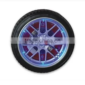 14'' LED Car Tire Clock Supplier From China thumbnail-1