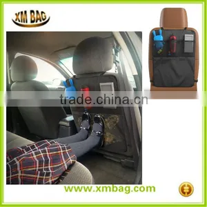 Kick Mats 2 Pack With Pocket Organizers - Car Seat Back Protector thumbnail-1