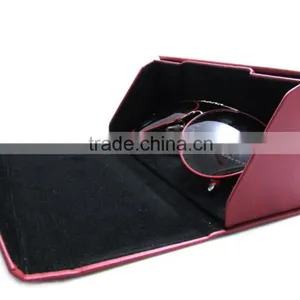 Handmade Glasses Cases/ Imitation Wooden Grain PU Cases thumbnail-6