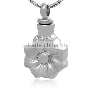 Cremation Memorial Jewelry, Pet Urn, Stainless Steel Urn Pandent thumbnail-1