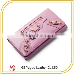2016 Cheap Handmade PU Leather Wallet Ladies Wallets From China thumbnail-1