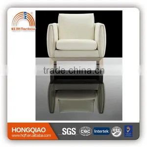 S-03-1 White Leather Sofa pu Sofa White Leather Sofa Furniture Sofa thumbnail-1