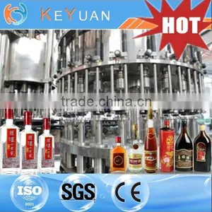Wine Liquid Bottle Filling Machine With Washing /filling /capping thumbnail-1