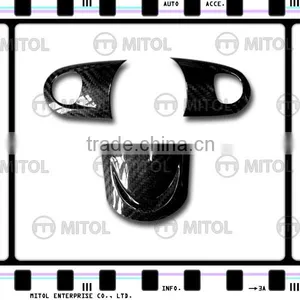 Carbon Fiber Steering Wheel Spoke Cover For Mini Cooper 07-ON thumbnail-1