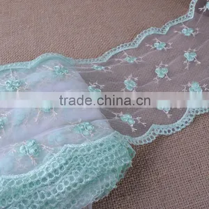 New Embroidery Bridal Lace Trimming Hot Sell Five Color in Stock Wide:15cm thumbnail-6