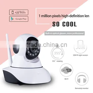 Home Wireless Security IP Camera Can Work With Alarm Systems Protect Home ,night Version HD and Support SD Card to Store Videos thumbnail-2