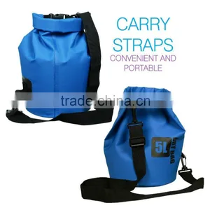 Dry Bag 5L PVC TARPAULIN Waterproof, for Outdoor Activities and Watersports thumbnail-3