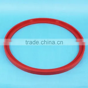 Molded Red Silicone Rubber Ring Silicone Rubber Seal Products thumbnail-1