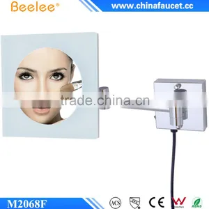 8 Inch Square Mirror Without Frame Bathroom Acrylic Contemporary LED Mirror thumbnail-1
