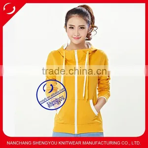 China Clothing Supplier Custom Wholesale Plain Hoodies thumbnail-1