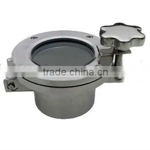 Hot Sell Sanitary Stainless Steel Quick Open Type Flange Sight Glass thumbnail-1