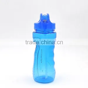 BPA Free 500ML OEM Branded Plastic Water Bottle With Straw thumbnail-2