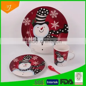 Snowman Dinnerware Ceramic thumbnail-1