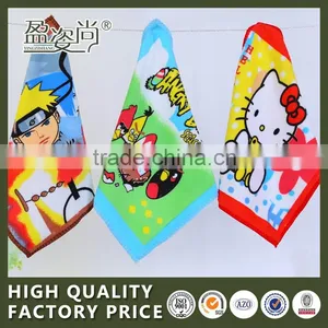 Hot China Manufacturer Cheap Hand Towel Wholesale 100% Cotton Printed Cartoon Jacquard Textile Small Square Face Towel Quality Choice thumbnail-3