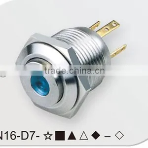 Dot Illuminated 16mm Push Button Switch thumbnail-1