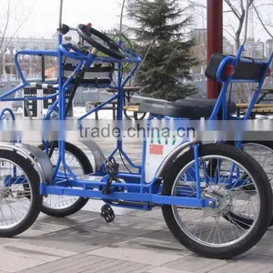 BLUE FOUR-WHEEL LEISURE BIKE thumbnail-6