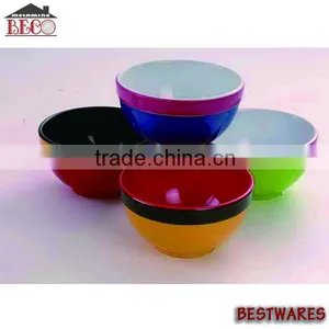 Round Rice Serving Melamine Bowl thumbnail-1