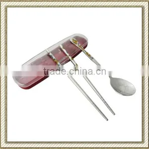 CL1Y-CS209 Camping Stainless Steel Cutlery/Chopsticks Set thumbnail-1