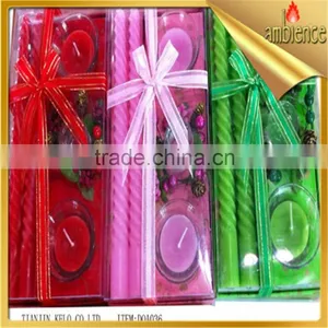 2016 Gift Box Candle Color Pillar Candle Holiday Gift Candle thumbnail-1