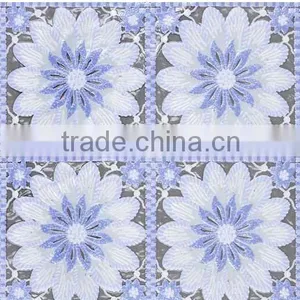 Washable Easy Wipe Pvc Plastic Lace Embossed Vinyl Lace Tablecloth thumbnail-1