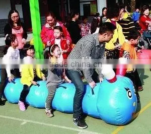 Outdoor Playground Equipment Inflatable Racing Worm thumbnail-1