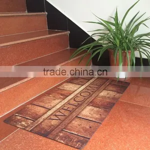 Non-woven Printing Rubber Mat Print Door Mat Rubber Backing Rubber Floor Mat thumbnail-2