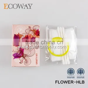 2016 Cheap Airline Vanity Bag With Cotton Swabs Cotton Pads Hotel Vanity Kit thumbnail-1