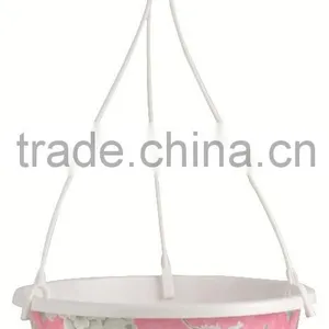 Hanging Basket Flower Pot in Printed Flower thumbnail-2